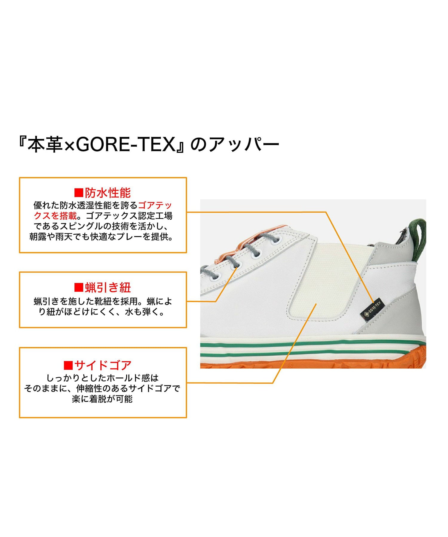 SP-1652 White/Orange - SPINGLE